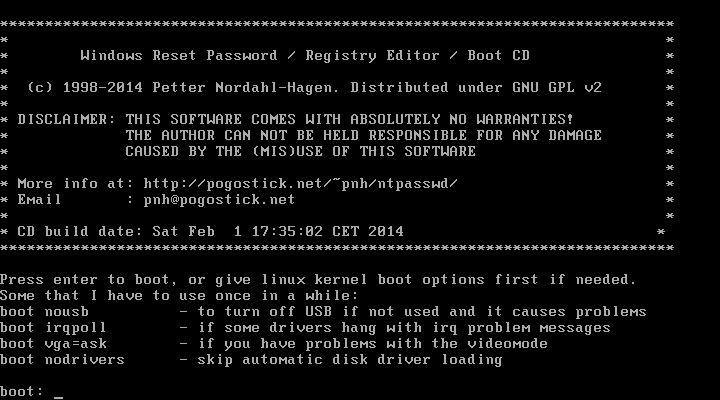 How to reset your forgotten password on Gnu/Linux